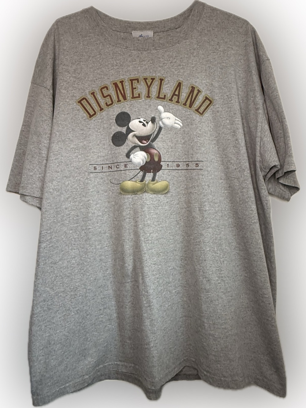 VINTAGE Disneyland Resort Mickey Mouse Adult Gray T-shirt Size 2X